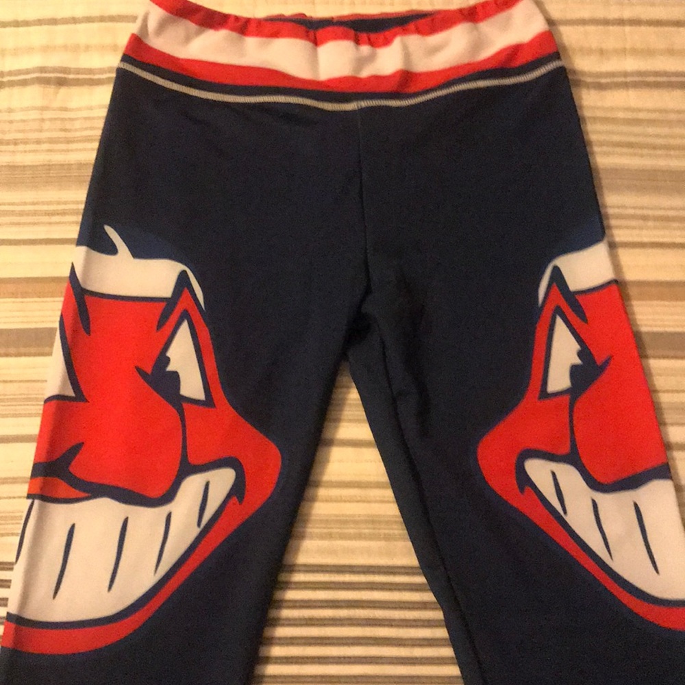 Cleveland Indian’s leggings